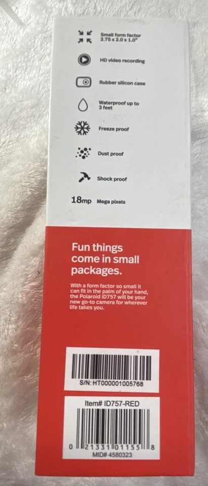 Polaroid iD757 Sport Action Waterproof Camcorder HD Video Camera - NEW OPEN - Image 3 of 4