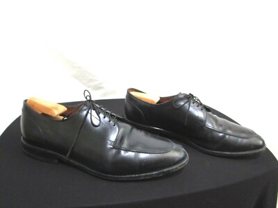 Allen Edmonds LaSalle Black Leather Split Toe Derby Oxford  display picture 3