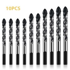 10PC Drill Bit Set for Home Ceramic Tile Concrete Glass Mirror Brick Wall Marble
