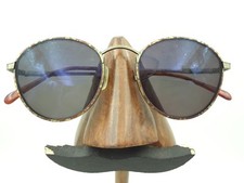 Vintage Perry Ellis PE-109 2 Tortoise Matte Gold Round Sunglasses FRAMES ONLY