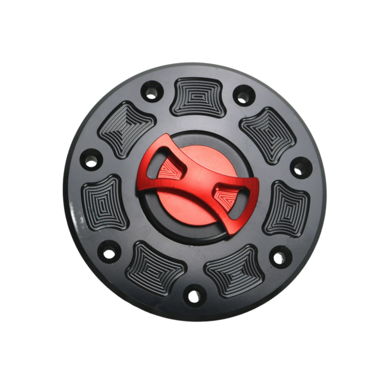 Red Bow-tie Gas Fuel Tank Cap Cover For Kawasaki ZX-11 ZXR400