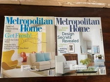 METROPOLITAN HOME Magazine (2 issues, Jan/Feb 2002 and Nov/Dec 2002)