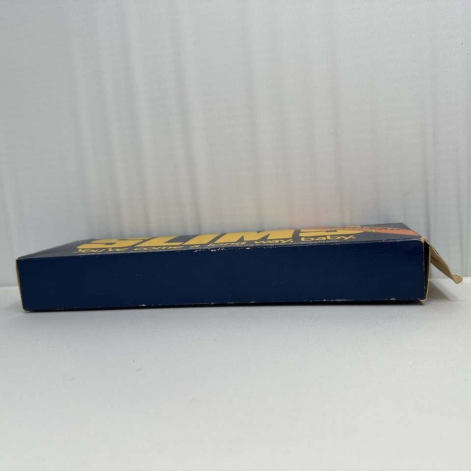 Vtg 70s 80s 90s Top Cigarette Tobacco Roller BLUE Metal NICE
