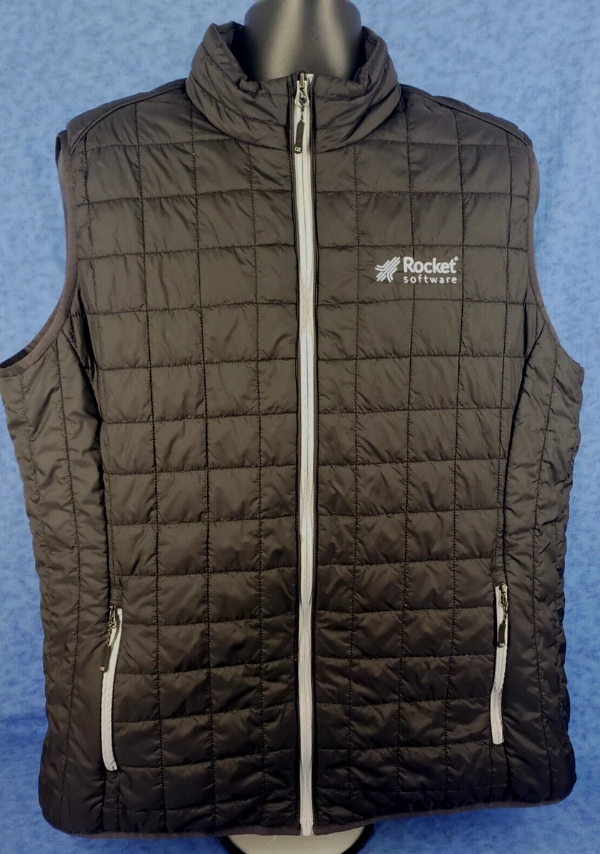 CUTTER BUCK CB WeatherTec Mens Vest SIZE XXXL Thin Puffer Black Nylon