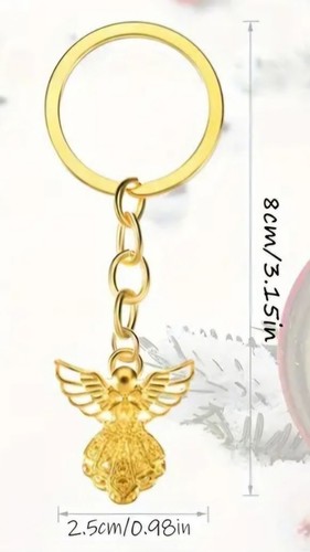 1x Schutzengel Anhänger, Charms, Gold, Engel, Geschenk - Bild 2 von 2