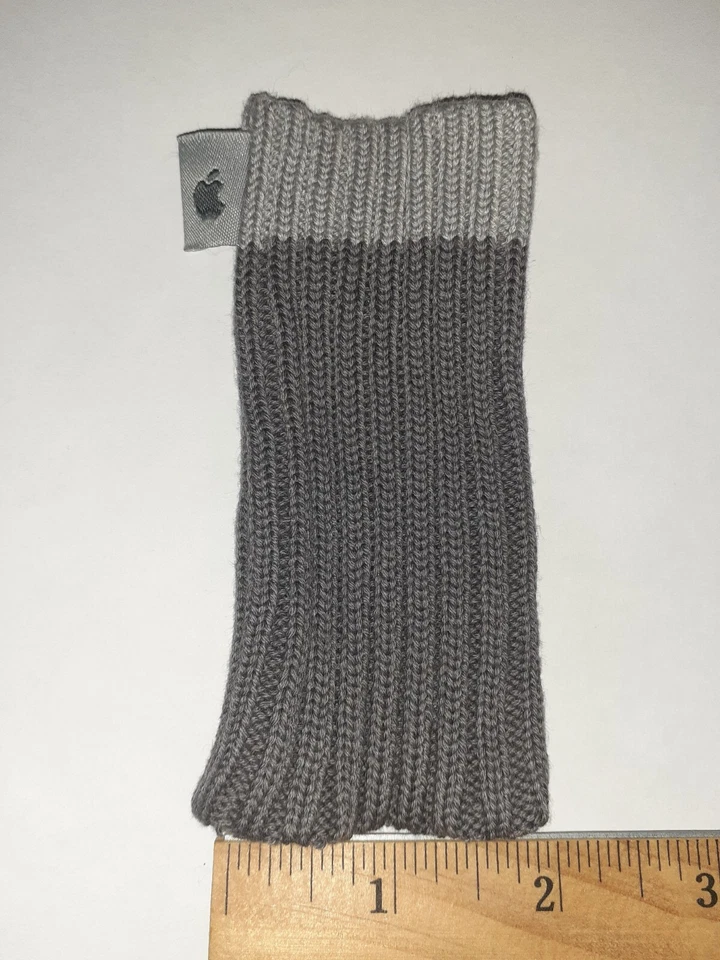 NUEVO Gris iPhone 3G 3GS Suave Nylon Protector Trasero Estuche Cubierta Calcetín EE. UU. Foto 3 de 4