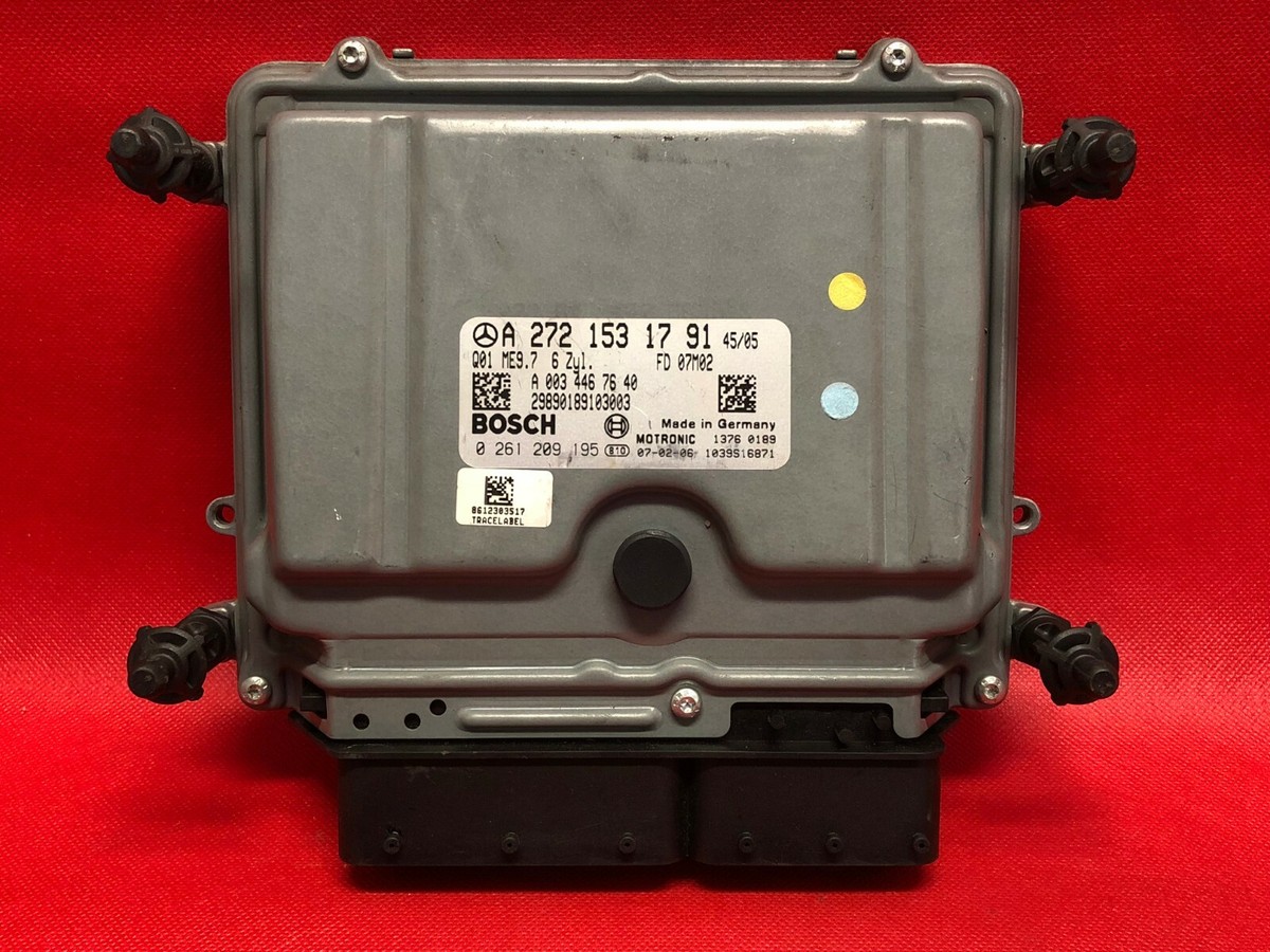 07 MERCEDES BENZ ECM ECU ENGINE MODULE PCM BOSCH A2721531791 | eBay