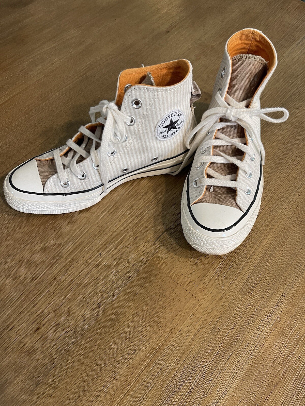 Converse Chuck Taylor All Star 70 Hi Hickory Stripe Desert Sand Sneakers A00473C-image