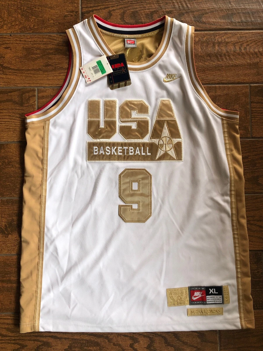 Michael Jordan Vintage USA Dream Team Nike Basketball Jersey (S)