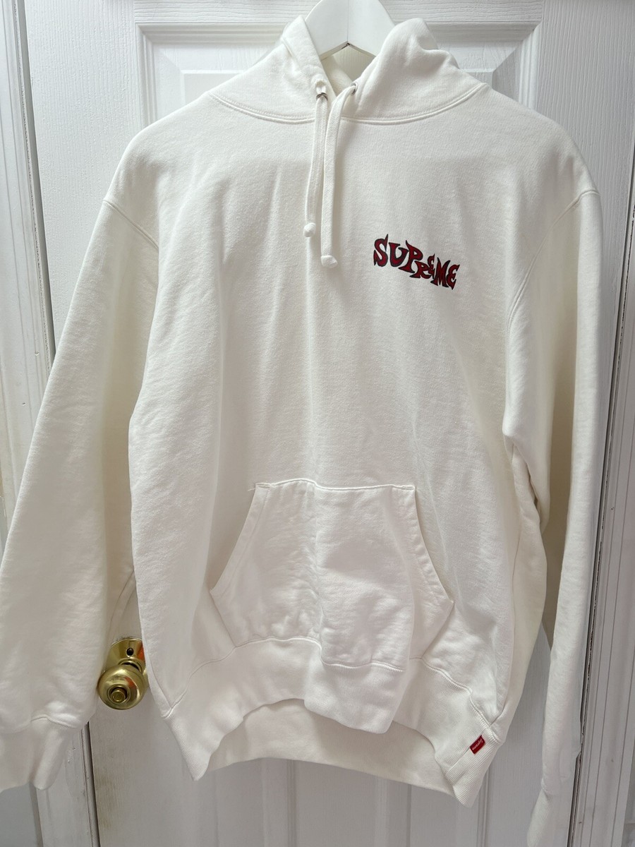White Supreme Portrait Hooded Sweatshirt size M Pre-own | eBay White Supreme Portrait Hooded Sweatshirt size M Pre-own | eBay