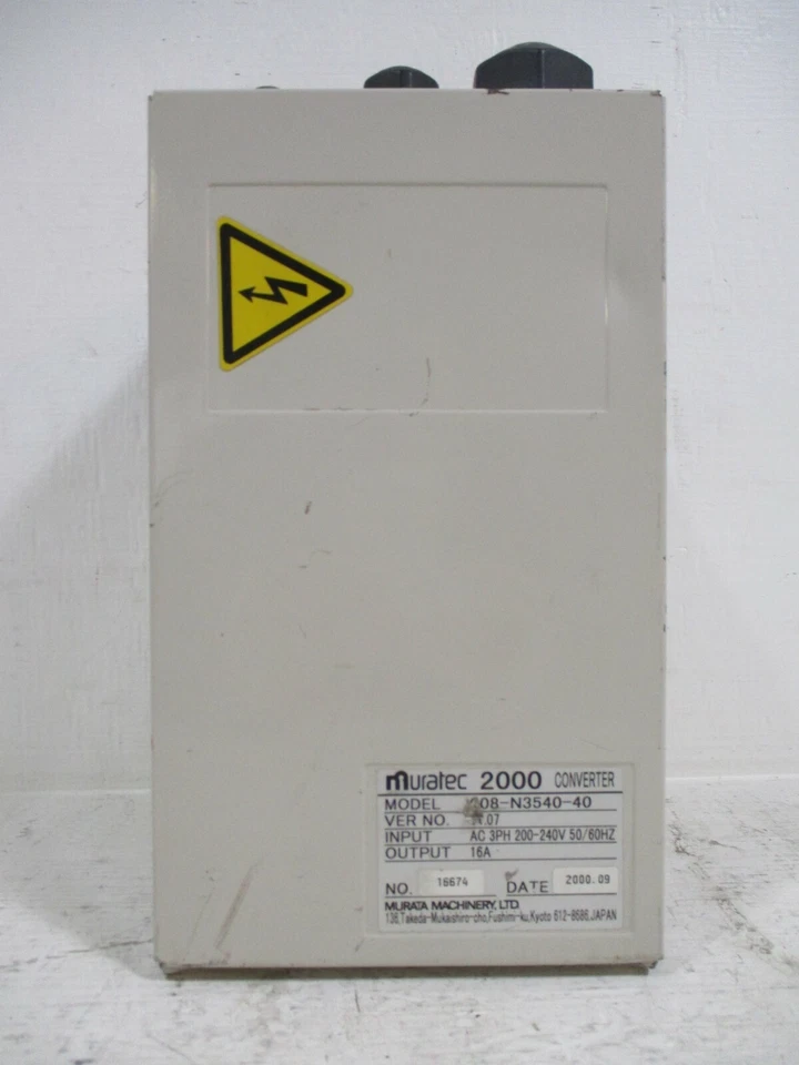Murata 008-N3540-40 Muratec 2000 Converter 200-240V 16A 008-N3540-513/613 - Image 4 of 4