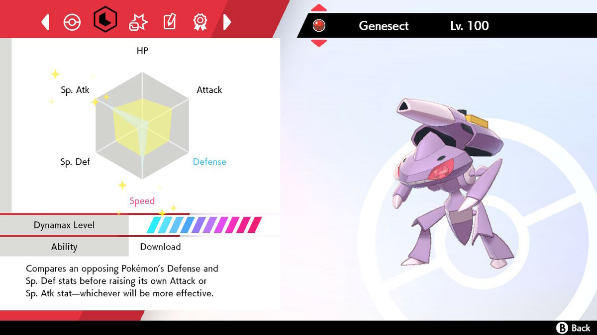 6IV Shiny Legendary Genesect / 6IV Pokemon / Legendary Pokemon / Pokémon  Sword and Shield