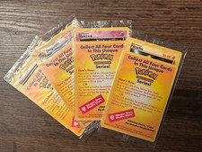 POKEMON SET OF 4 SEALED BLACK STAR PROMO WB M...