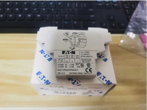 5PCS/1Box New Eaton Moeller NHI11-PKZ0 XTPAXSA11 Auxiliary Contact 1NO+1NC Brand