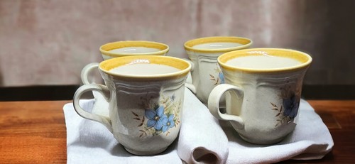 4 Vintage Mikasa Garden Club Day Dreams Coffee Cup Mug EC 461 Japan Ceramic EUC - Picture 3 of 3