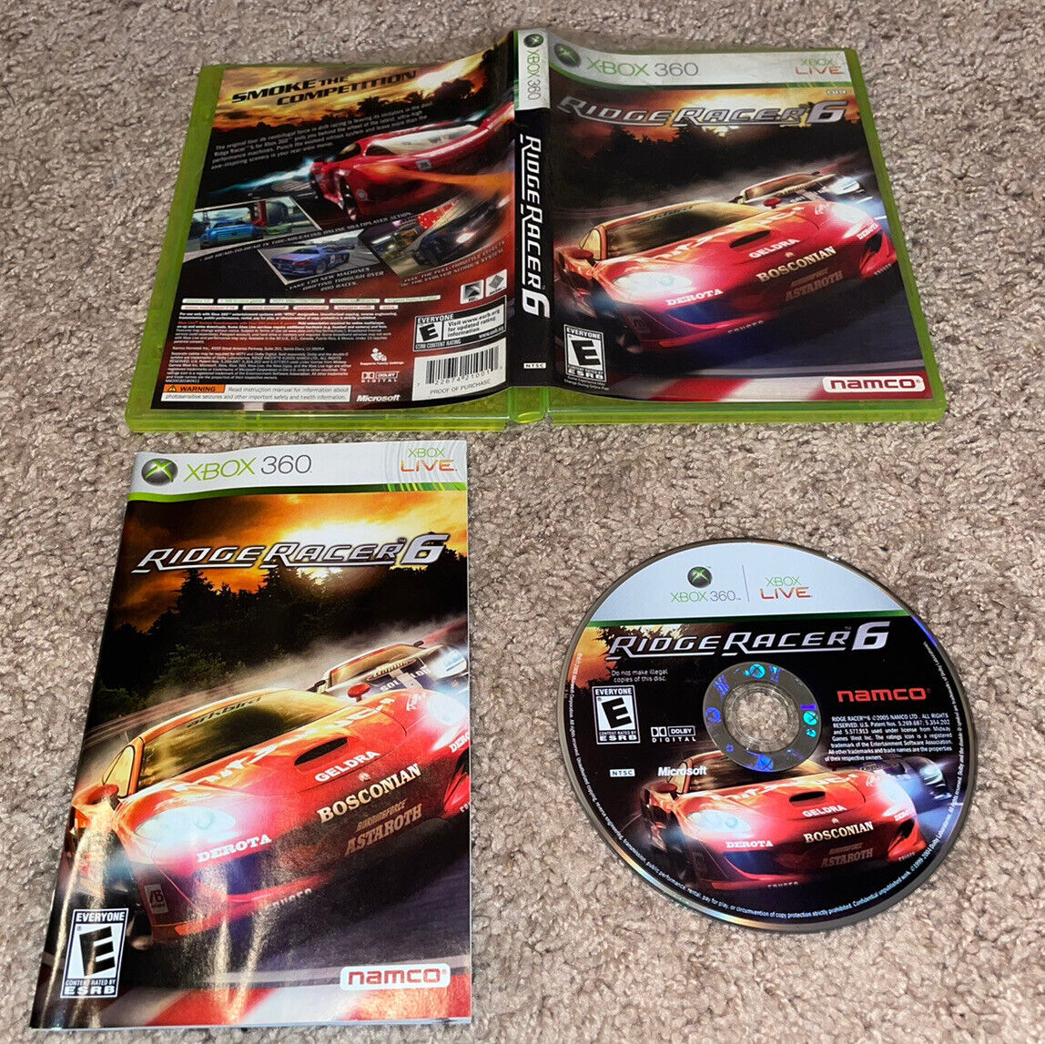 Preços baixos em Microsoft Xbox 360 de Corrida Ridge Racer 6 Video