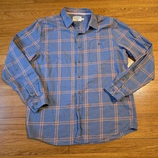 The Normal Brand Button Up Shirt Men’s Large L Plaid Lightweight Flannel Outdoor