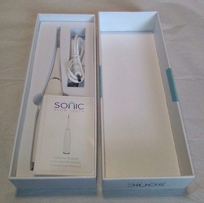 Sonic Glow Teeth Calculus Remover Pick Electric Dental Rechargeable New Open Box