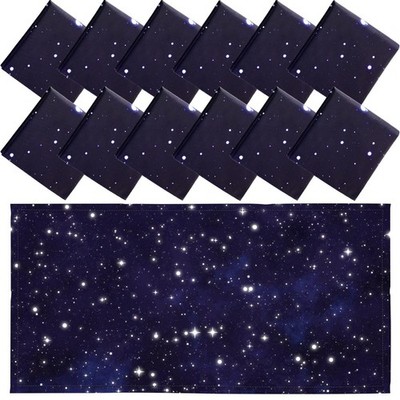 Hortsun 12x 4x2ft Fluorescent Light Covers Magnetic Drop Ceiling Night Sky Stars
