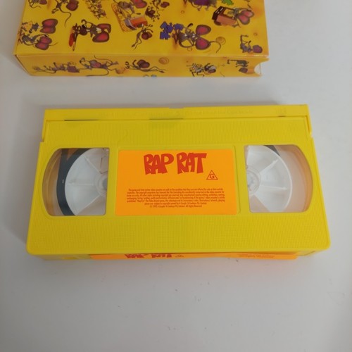 Rap Rat The Video Board Game Vintage - 1992 Complete | Family VHS Game - Foto 9 di 14