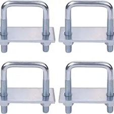 4 Pack Leaf Spring Clamp Kit Fits Leaf Springs Up To 2.5” Wide Locks Leaf