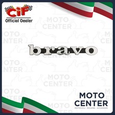 TARGHETTA IN ALLUMINIO BRAVO PER FIANCATE LATERALI PIAGGIO BRAVO ERRE 2 ('75-'81