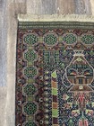 Hand-knotted wool prayer rug with Tree of Life design - 33" x 64" — photo 5