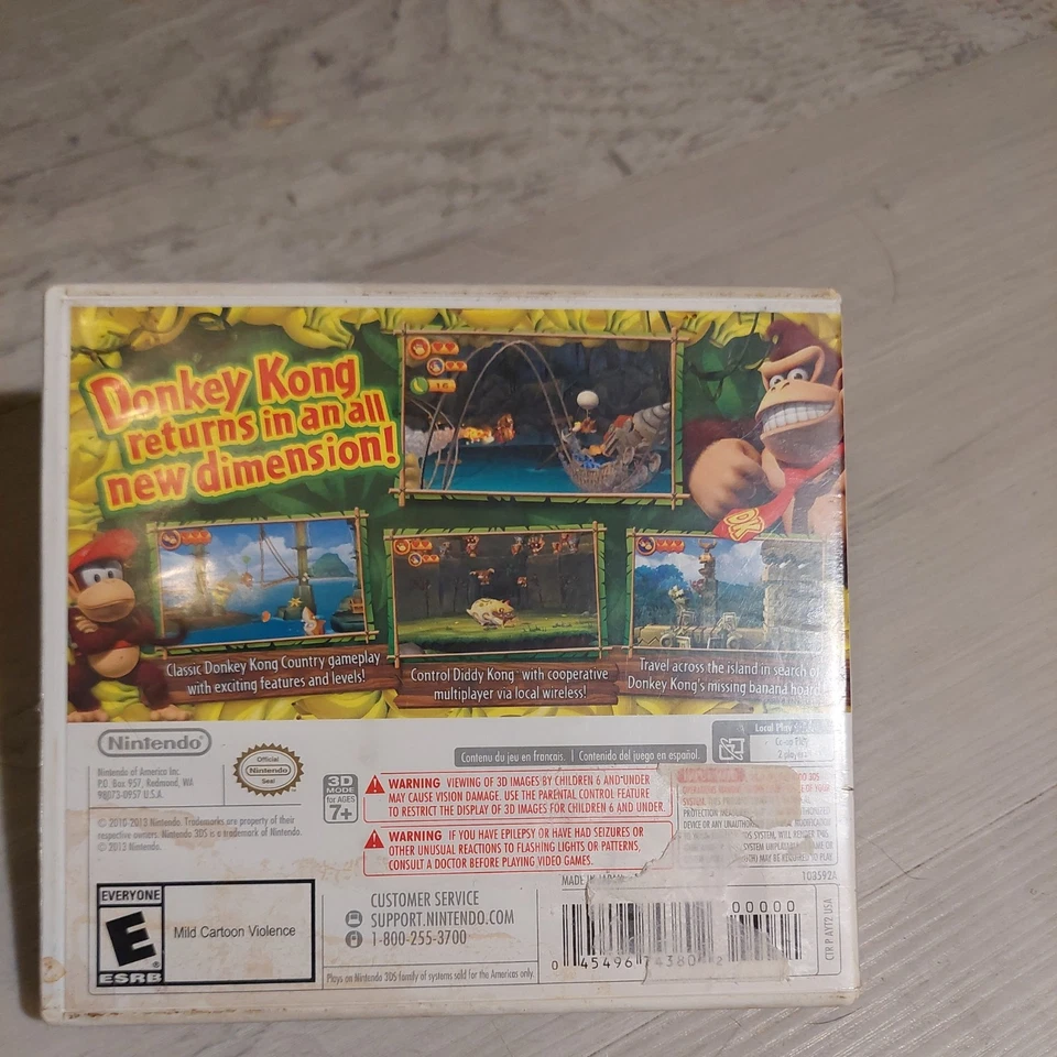 Donkey Kong Country Returns 3D: Nintendo Selects (3DS, 2016) - Image 4 of 4
