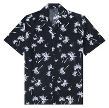 Short Sleeve Hawaiian Shirt For Men Aloha Cruise Beach Casual Top