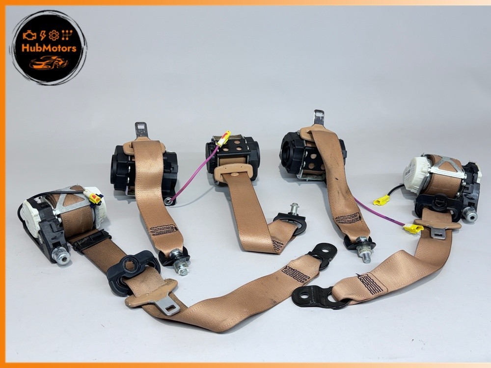09-13 Maserati Quattroporte M139 Front And Rear Seat Belt Set OEM 76k   TESTED!!
