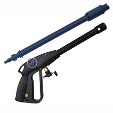 Complete Wolf X4 Pressure Washer Replacement Fan Jet Lance & Gun (Check Model)