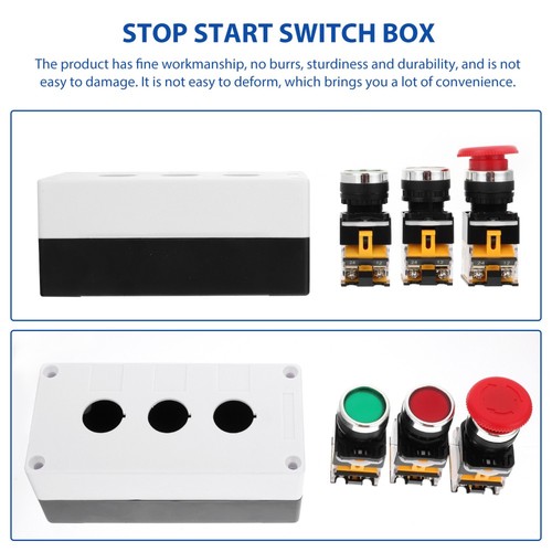 Emergency Switch Terminal Box Emergency Stop Start Switch Box - Afbeelding 6 van 12