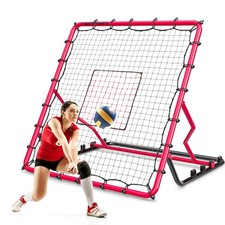 Baseball Rebounder Net, 4x4.5 FT Base Ball Softball Pitch Back Rebounder with...