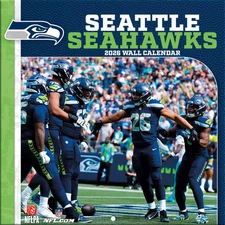Turner Licensing,  NFL Seattle Seahawks 2026 Mini Wall Calendar, 7'' X 7'', 12-M