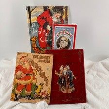 Vintage Christmas Book Lot Night Before Christmas Christmas Story Duncan Royale