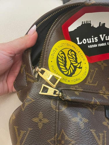 Louis Vuitton Palm Springs Backpack MM Brown Canvas Monogram - 第 14/21 張圖片