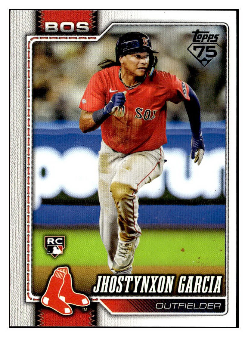 Jhostynxon Garcia 2026 Topps Rookie RC #316 Boston Red Sox Baseball *351