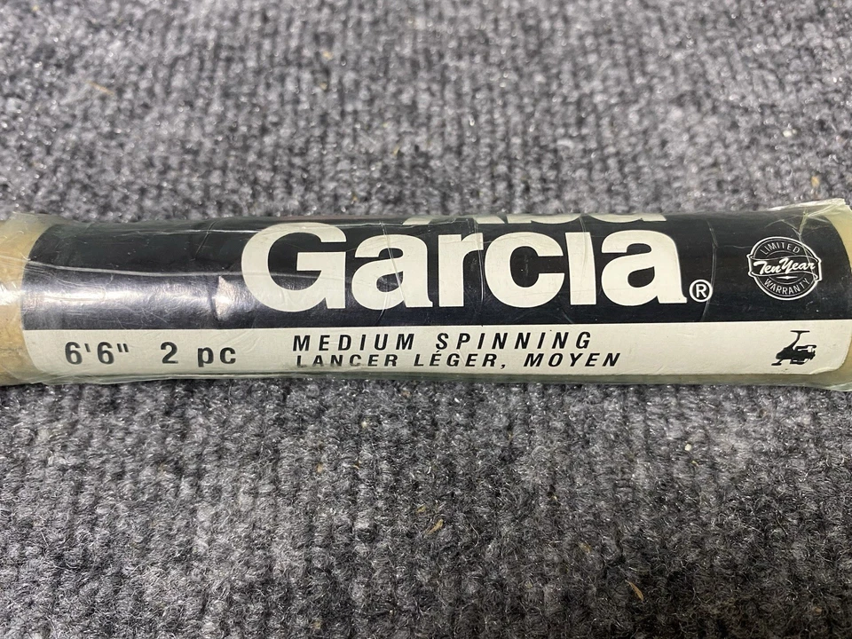 Vintage Abu Garcia Workhorse 6'6" Medium Graphite Spinning Rod 2-Piece WHS662M - Image 3 of 4
