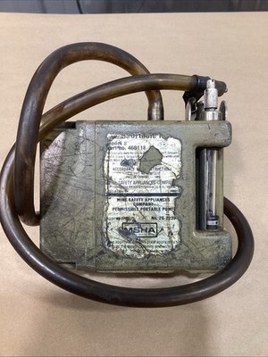 MSA Portable Pump Model S Part No 466118 Industrial Air Quailty Control Device