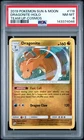 2019 POKEMON SUN & MOON TEAM UP 119 DRAGONITE-HOLO COSMOS PSA 8