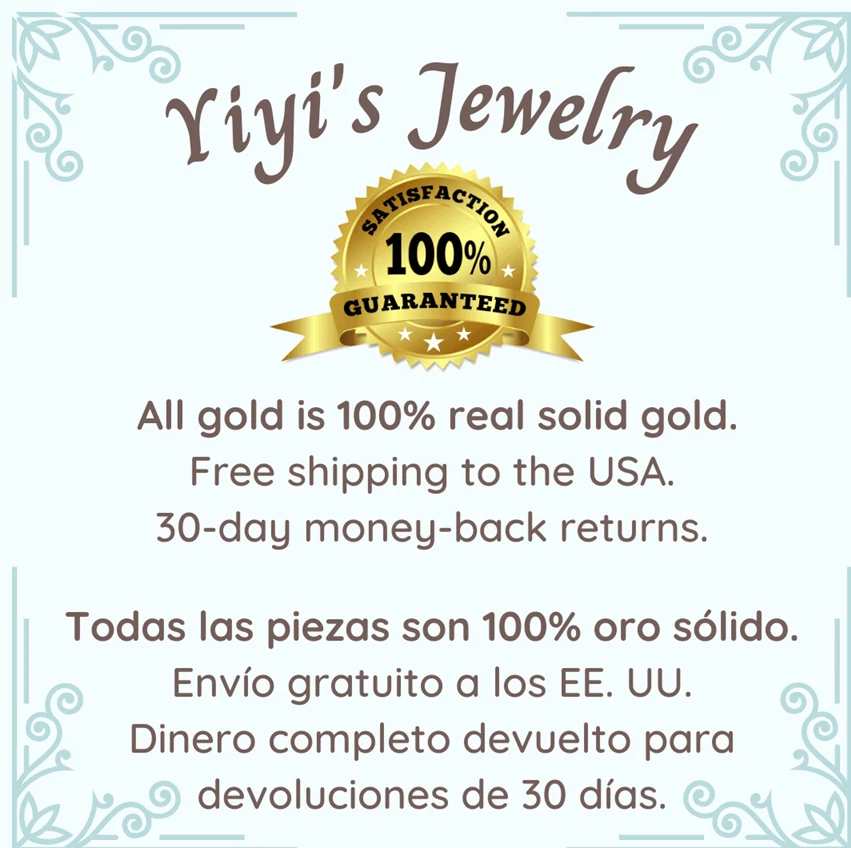 14k Solid Yellow Gold Round Eye of the Tiger Earrings and Ring Set - Image 3 of 3