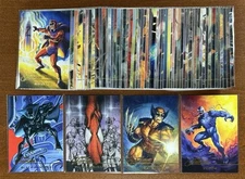 2023 2024 Upper Deck Marvel Flair Flairium Insert Complete Set Tier 1-6 FT1-FT60