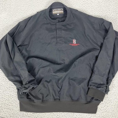 Zero Restriction Jacket Mens XL Black Golf Pullover Windshirt TPC Four Seasons