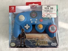 Official Nintendo Switch Wired Fight Pad Pro Link Blue Edition ZELDA BOTW USB