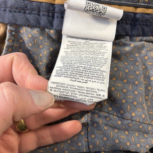 Jeans chino elasticizzato Eurex BRAX Jim 5 tasche pantaloni gamba dritta W43 L31 marrone - Foto 6 di 10