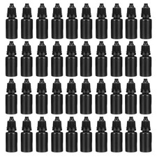 50 Pcs 10 Ml Essential Oil Bottles Pet Drip Bottles Simple Liquids Holder