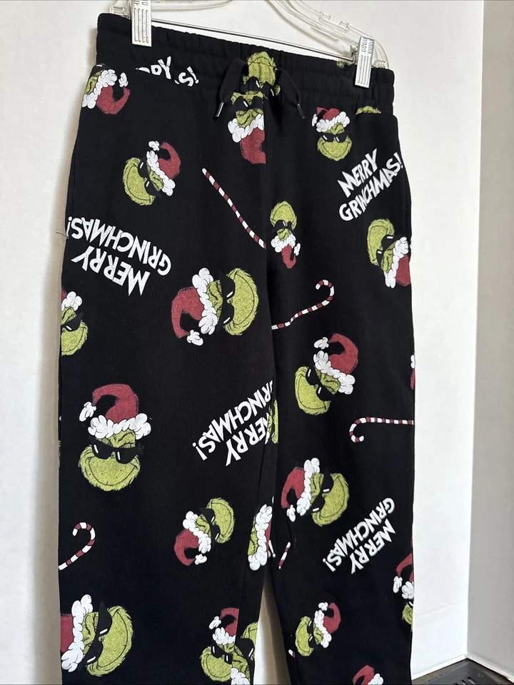 Pantalones deportivos Epic Threads Kids The Grinch Dr. Seuss pequeños 7-8 NUEVO negros Foto 3 de 4