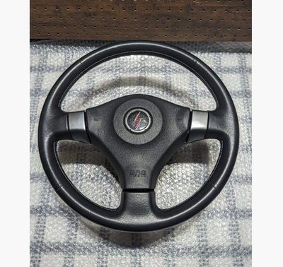OEM For Nissan Silvia S15 Black Leather Steering Wheel Spec R