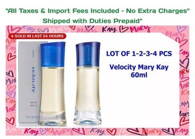 LOT OF 1-2-3-4 PCS Mary Kay Velocity for Him Men`s Cologne 2 Oz/59ml NEW 2028EXP