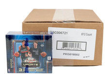 2025-26 Topps Chrome Update Series Basketball Hobby Jumbo Sealed 8 Box Case
